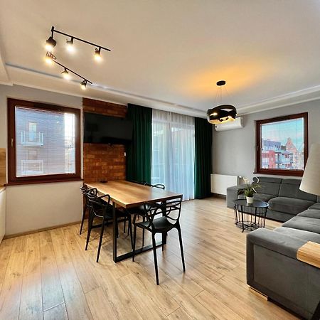 גדנסק Stylish Apartment Oldtown Riverview Balcony מראה חיצוני תמונה