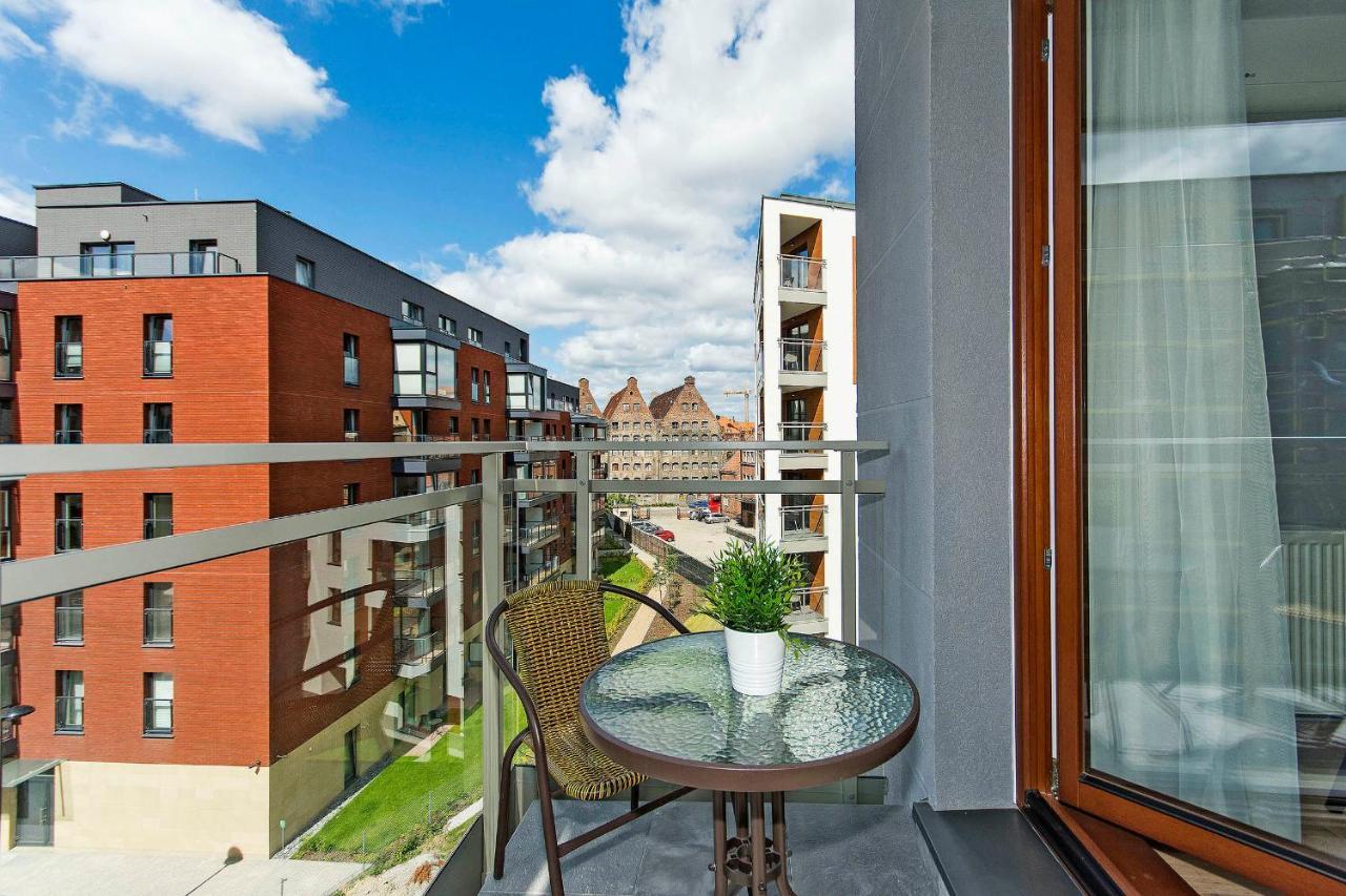 גדנסק Stylish Apartment Oldtown Riverview Balcony מראה חיצוני תמונה