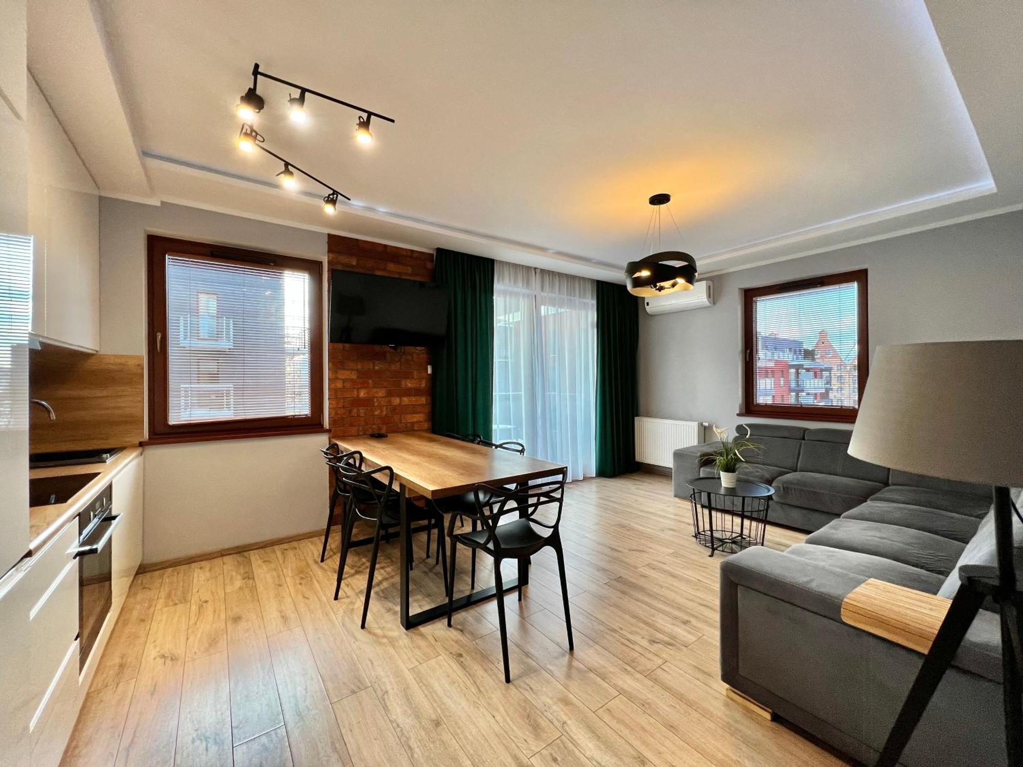 גדנסק Stylish Apartment Oldtown Riverview Balcony מראה חיצוני תמונה